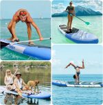 Premium Stand Up Paddle Board, Yoga Board with Durable SUP Accessories & Carry Bag | Wide Stance, Surf Control, Non-Slip Deck, Leash, Paddle and Pump for Youth & Adult - Image 47