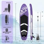 Premium Stand Up Paddle Board, Yoga Board with Durable SUP Accessories & Carry Bag | Wide Stance, Surf Control, Non-Slip Deck, Leash, Paddle and Pump for Youth & Adult - Image 54