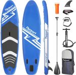 Premium Stand Up Paddle Board, Yoga Board with Durable SUP Accessories & Carry Bag | Wide Stance, Surf Control, Non-Slip Deck, Leash, Paddle and Pump for Youth & Adult - Image 3